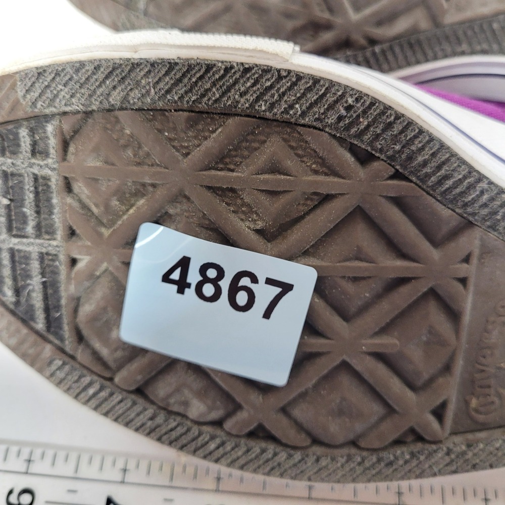 Converse Chuck Taylor All Star Violet Pink Low Top Sneakers 162453F Mens 8 - Picture 8 of 8
